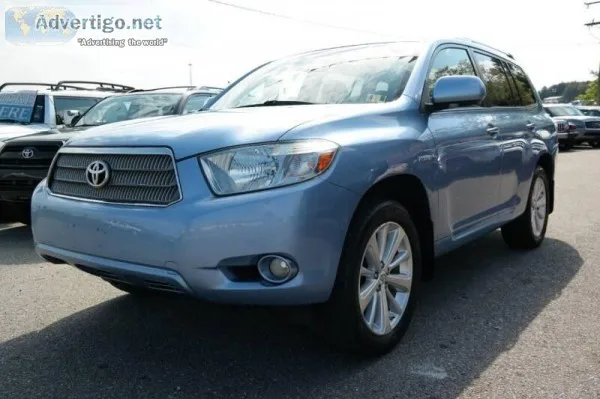2008 TOYOTA HIGHLANDER HYBRIDAWDLIMITEDN AVDVD3RD ROW