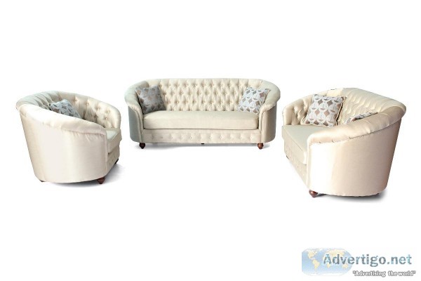 ADONIS 3-SEATER FABRIC SOFA DANUBE HOME