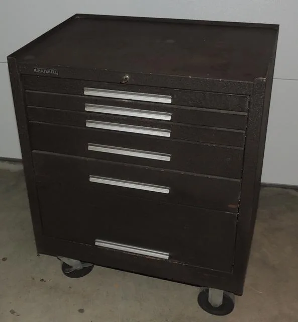 Kennedy 5 Drawer Steel Roller Cabinet 29&quot x 35&quot x 20&quo