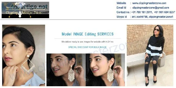Model Photo Editing Services in India