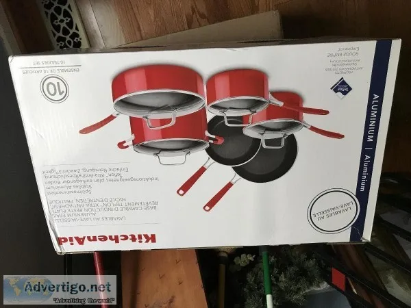 Brand new KitchenAid pots and pans