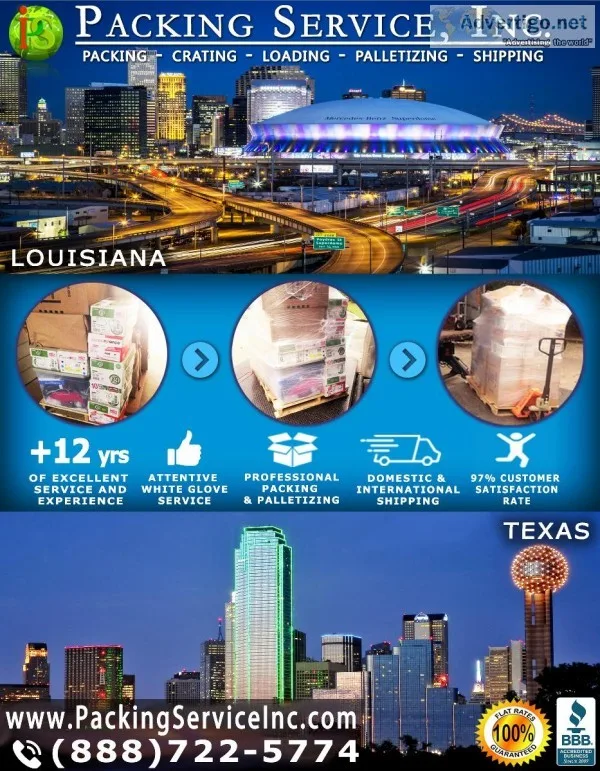 Packing Service Inc Baton Rouge LA - Packing and Crating  Shrink
