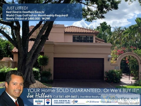 Just Listed 3146 Via Napoli in Exclusive Deer Creek Country Club