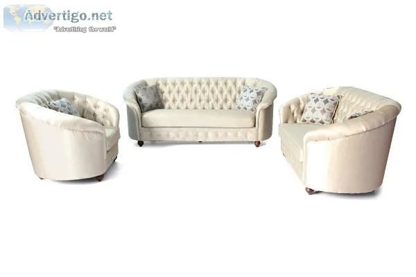 ADONIS 3-SEATER FABRIC SOFA DANUBE HOME