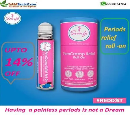 Sanfe Period Pain relief Roll on Online at Upto 14% OFF  TabletS