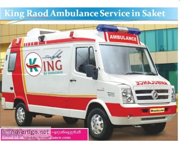 King Road Ambulance in Vasantkunj-Emergency Air Ambulance Servic