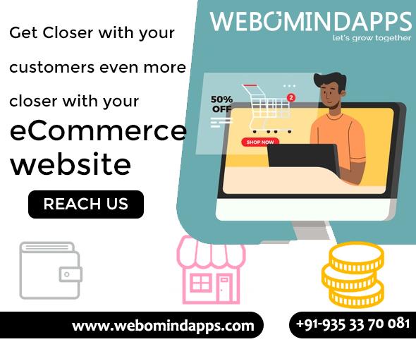 eCommerce Website Design Company - Webomindapps