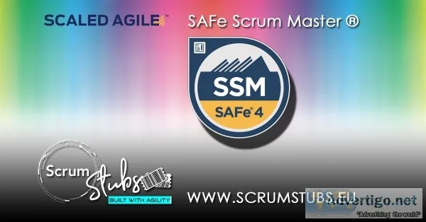SAFe&reg 4.6 Scrum master (SSM)  Register Now  Scrum Stubs Meetu