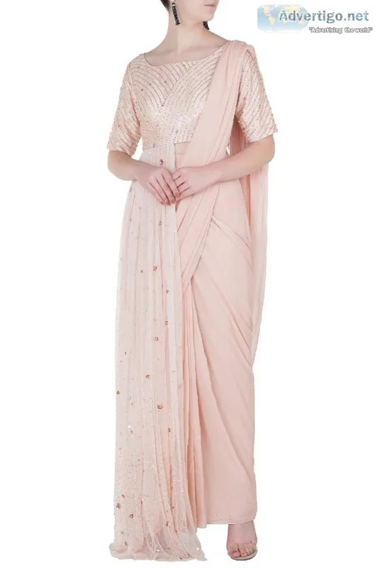 Pre-Stitched Saree Online Readymade Saree Collections - magicsar