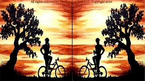Sacramento Studio 1028 Oak Tree Sunset  Combine your canvas with