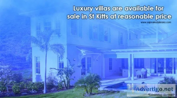 Luxury villas are available for sale  St Kitts and Nevis