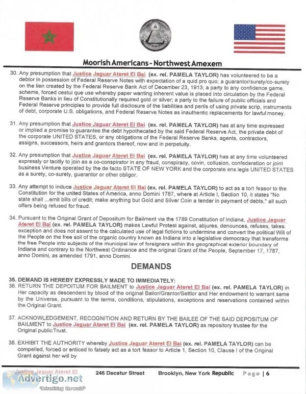 246 Decatur Street Brooklyn NY PUBLIC NOTICEPt 2 of 3 ex. rel. P