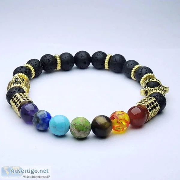 Satyamani Lava Stone Shree Pyramid Chakra Yantra - 7 Chakra Bala
