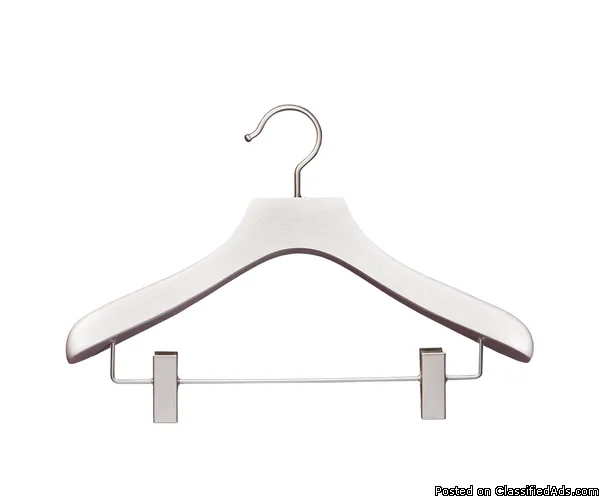 Luxury wooden hangers for your finest suits and trousers