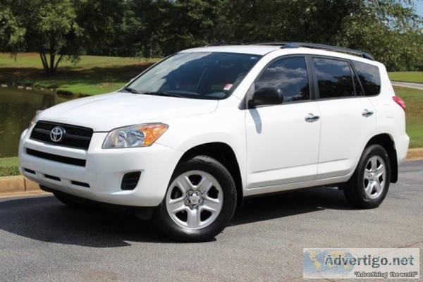 2010 Toyota RAV4 White SUV 40432 miles