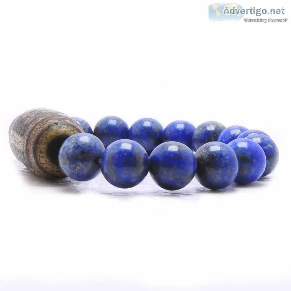 Satyamani Natural Energized Lapis-Lazuli with Tibetan Bead