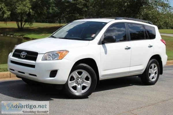 2010 Toyota RAV4 White SUV 40432 miles