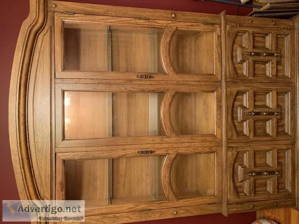 Dining Table Hutch and wet bar