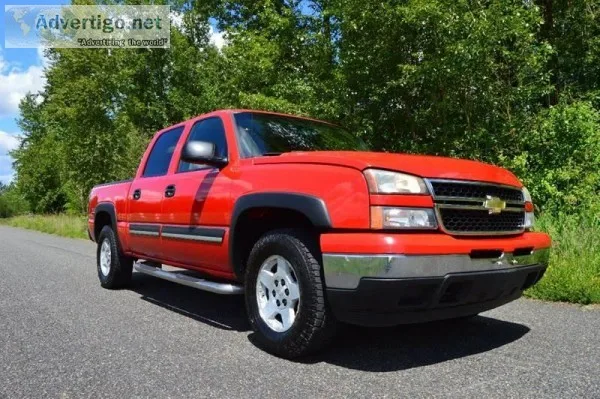 2006 Chevrolet Silverado 1500 Red Pickup Truck 55920 miles