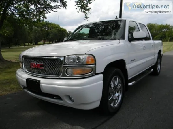 2005 GMC Sierra 1500 Denali White Truck Pickup 60616 miles