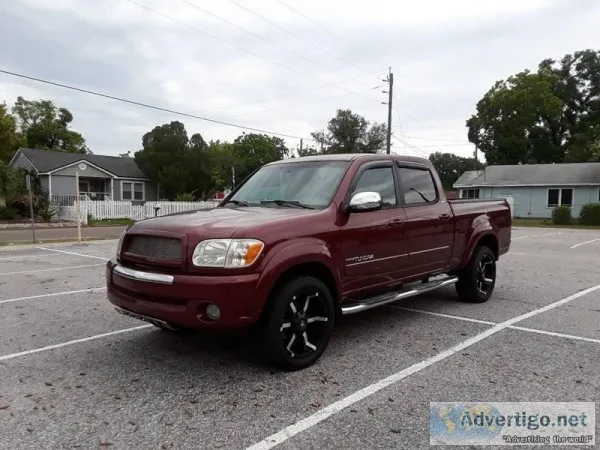 2005 Toyota Tundra Red SR5 Pickup Truck 90760 Miles