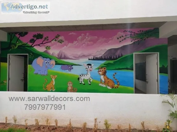 Educational themed wall Art painting in Hyderabad