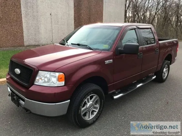 2006 Ford F-150 XLT Maroon Pickup Truck 56342 miles