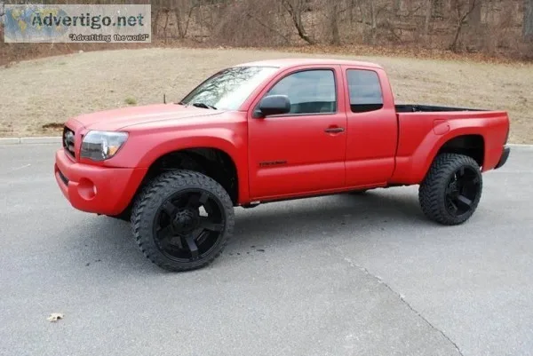2005 Toyota Tacoma Red Pickup Truck 48948 Miles