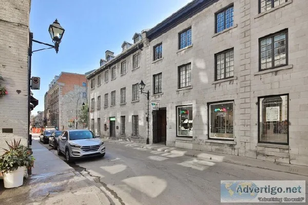 1410 sqft office for rent on St-Paul in Old Montreal