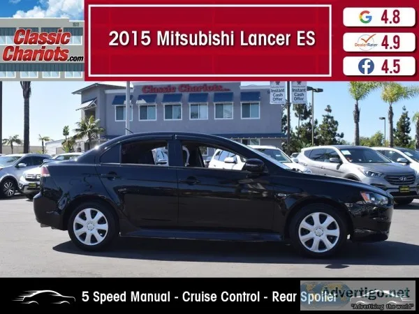Used 2015 MITSUBISHI LANCER ES for Sale in San Diego - 20314