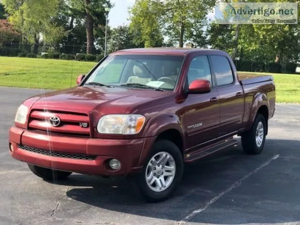 2005 Toyota Tundra Red Pickup Truck 72143 Miles