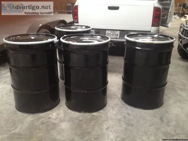 Empty Barrels with Lids
