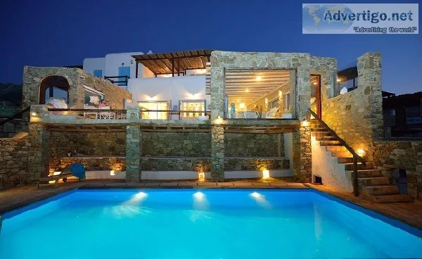 Villas on rent in Mykonos. Rental bungalows