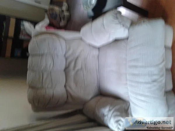 Beige Tan Lazy- boy reclining chair