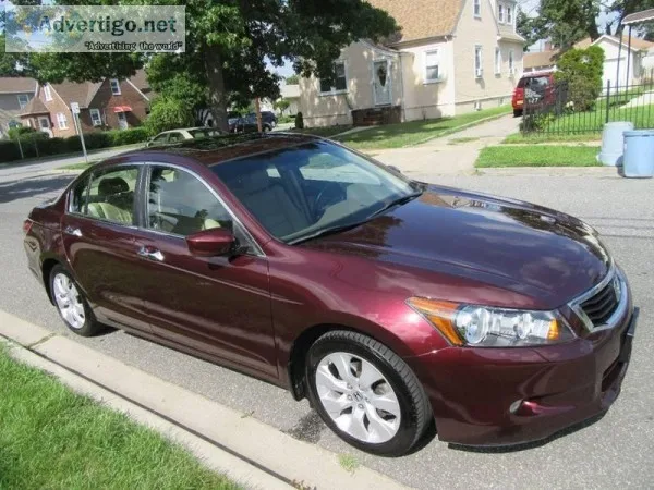 2010 Honda Accord Burgundy Sedan 48000 Miles