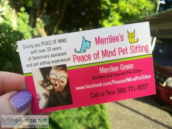 Peace of Mind Pet Sitting