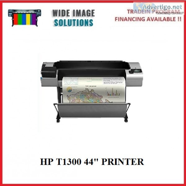 HP DESIGNJET T1300 44" PRINTER RECERTIFIED