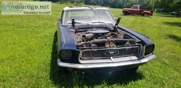 1968 FORD MUSTANG V8 CONVERTIBLE. A GREAT AFFORDABLE DEAL