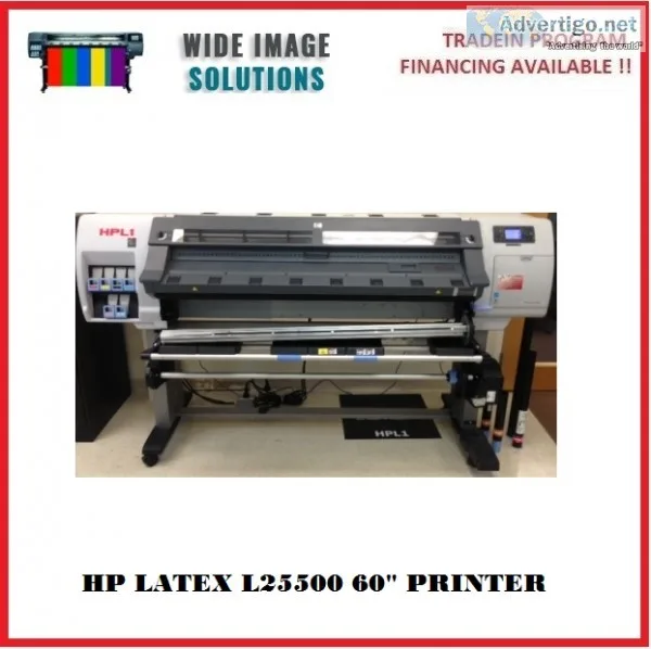 HP DESIGNJET  LATEX L25500 60&quot PRINTER RECERTIFIED