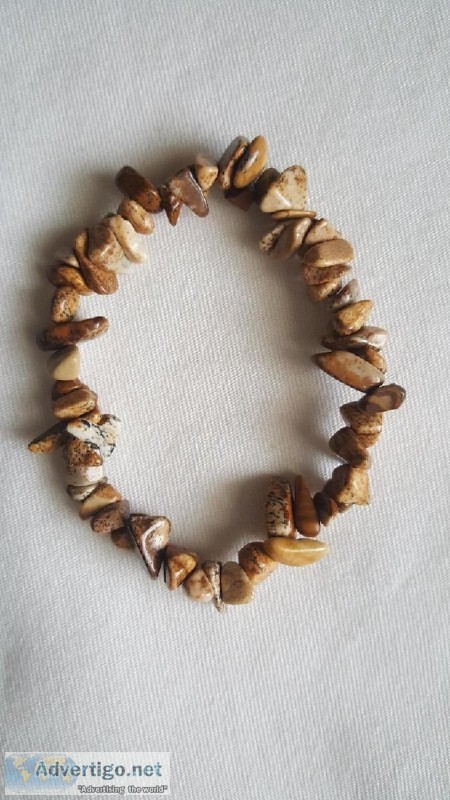 Petrified Wood Stones Bracelet