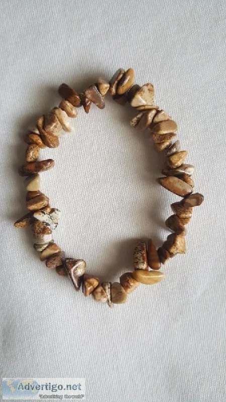 Petrified Wood Stones Bracelet