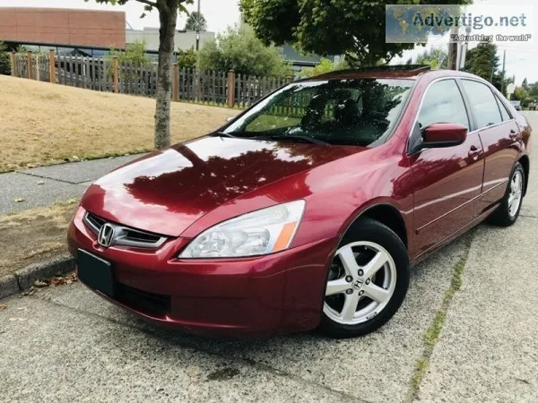 2004 Honda Accord EX Red 60055 miles