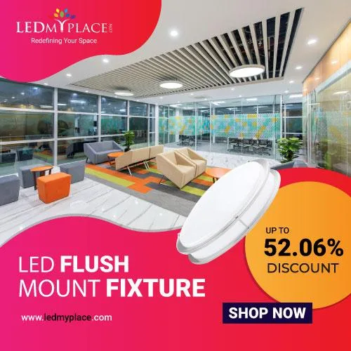 Order now LED flush mount fixtures at the best price