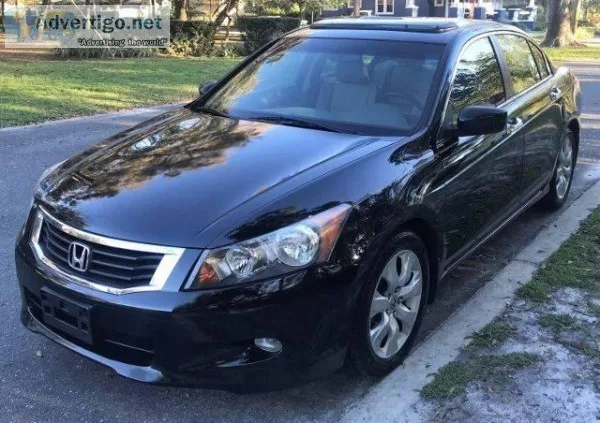 2010 Honda Accord EX-L Black 68664 Miles