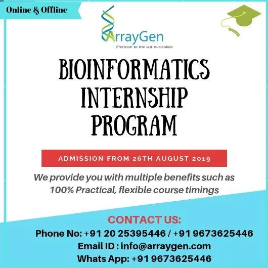 Bioinformatics Internship Online and Offline Program