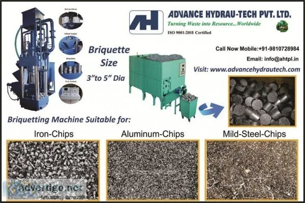 Briquetting Machine (170x170mm) for AluminumBrassCoppe rIron Chi