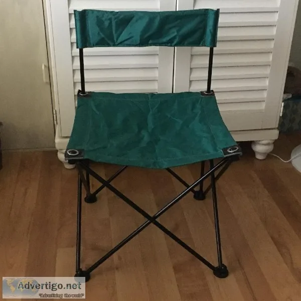 Outdoor Portable Collapsible Heavy-duty Frame Stool wStorage Bag