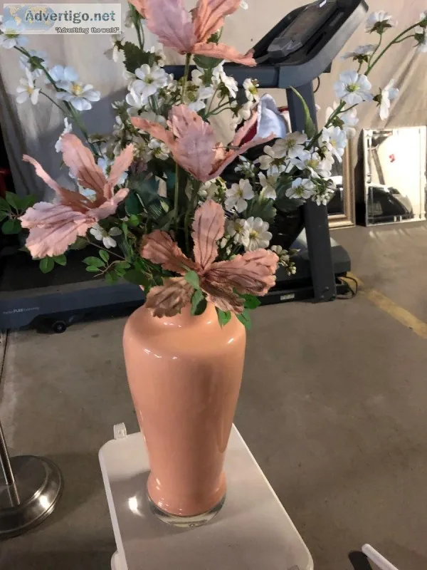 Vase with floral