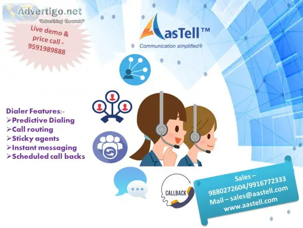Avail better Calling Solutions with AasTell Dialers