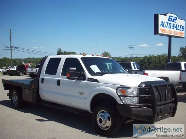 2012 Ford F-350 Crewcab Flatbed 4x4 10870